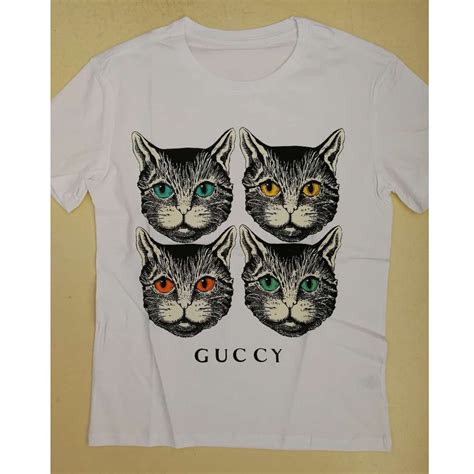 black cat shirt gucci|cat wearing Gucci.